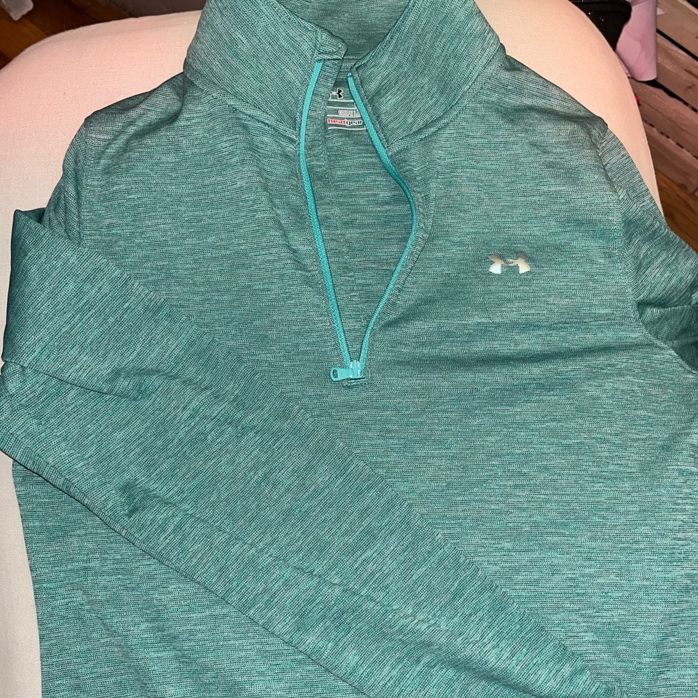 Green Under Armour Quarter Zip